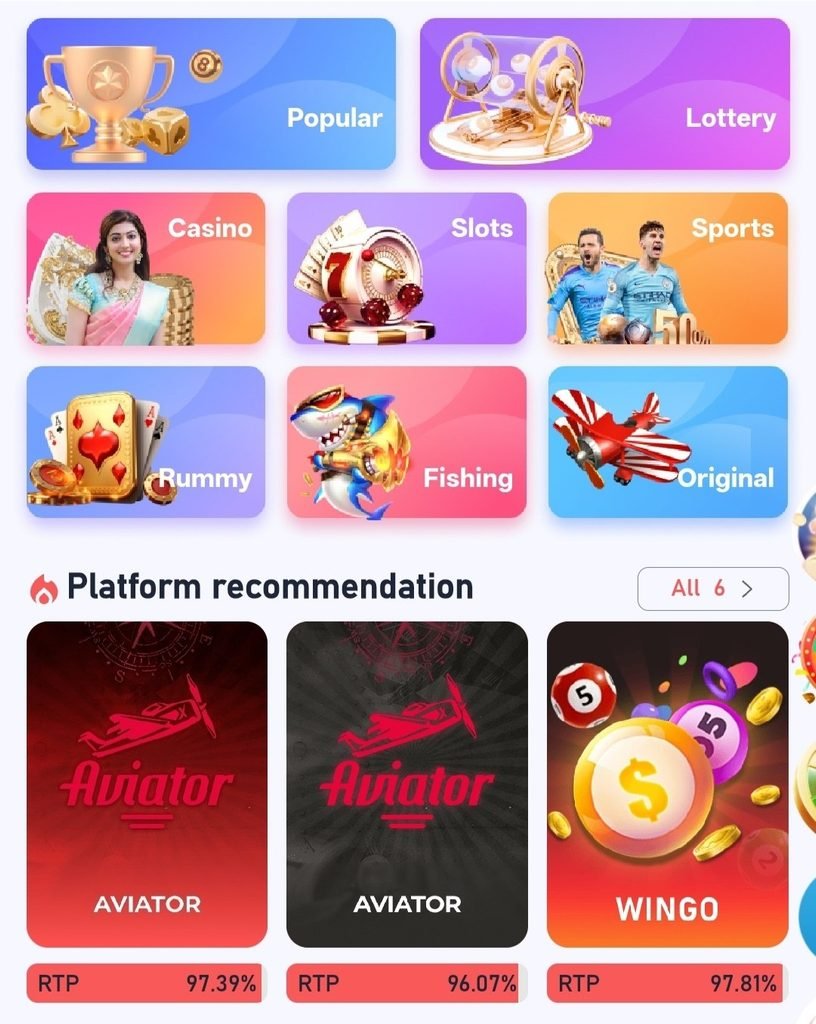 Daman Game online games screen